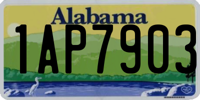 AL license plate 1AP7903