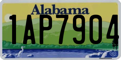 AL license plate 1AP7904