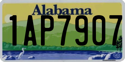 AL license plate 1AP7907