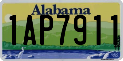 AL license plate 1AP7911