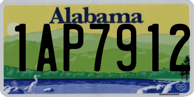 AL license plate 1AP7912
