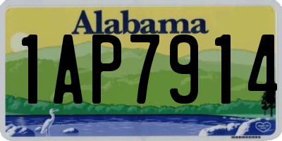 AL license plate 1AP7914