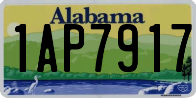 AL license plate 1AP7917