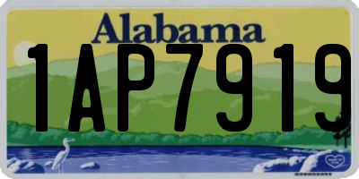 AL license plate 1AP7919