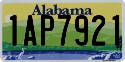 AL license plate 1AP7921