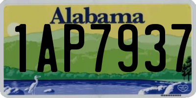 AL license plate 1AP7937