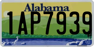 AL license plate 1AP7939