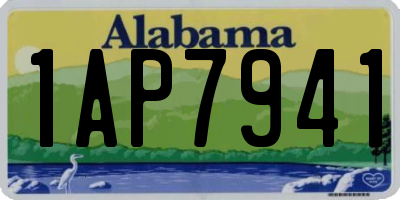 AL license plate 1AP7941
