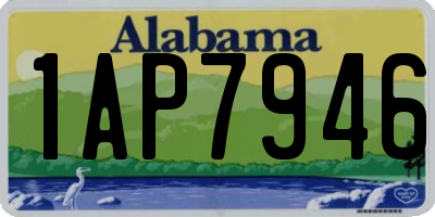 AL license plate 1AP7946