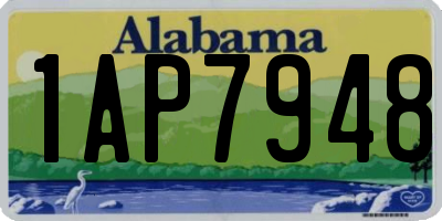 AL license plate 1AP7948