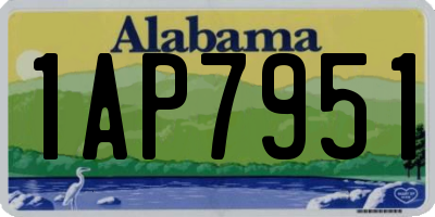 AL license plate 1AP7951