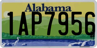 AL license plate 1AP7956