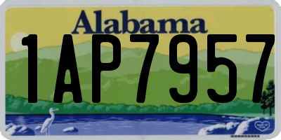 AL license plate 1AP7957