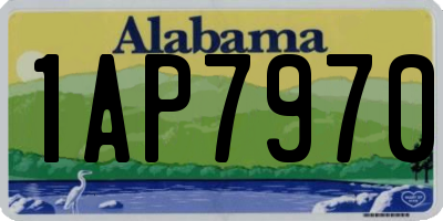 AL license plate 1AP7970