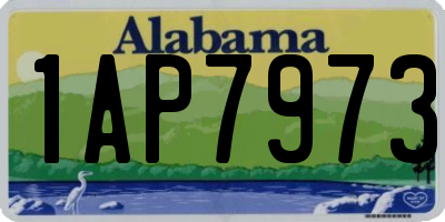AL license plate 1AP7973
