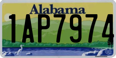 AL license plate 1AP7974