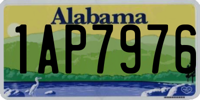 AL license plate 1AP7976