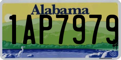 AL license plate 1AP7979