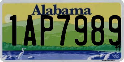 AL license plate 1AP7989