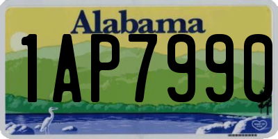 AL license plate 1AP7990