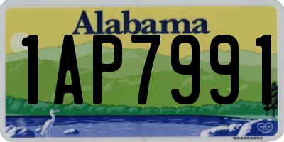 AL license plate 1AP7991