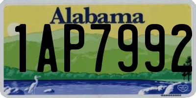 AL license plate 1AP7992