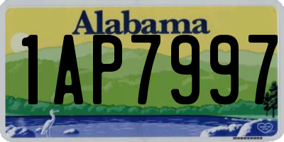 AL license plate 1AP7997