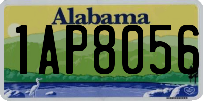 AL license plate 1AP8056