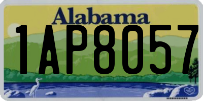 AL license plate 1AP8057