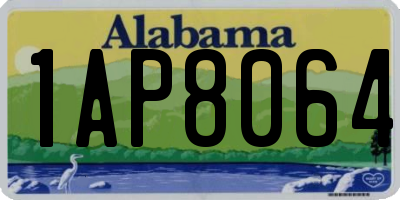 AL license plate 1AP8064