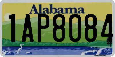 AL license plate 1AP8084