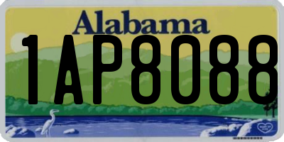 AL license plate 1AP8088