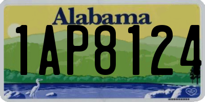 AL license plate 1AP8124