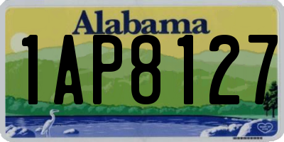 AL license plate 1AP8127