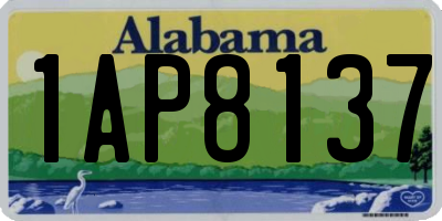 AL license plate 1AP8137
