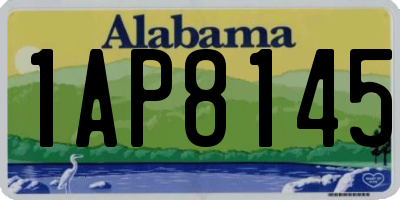 AL license plate 1AP8145