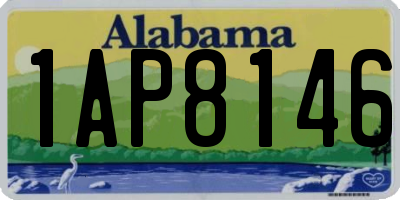 AL license plate 1AP8146