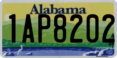 AL license plate 1AP8202