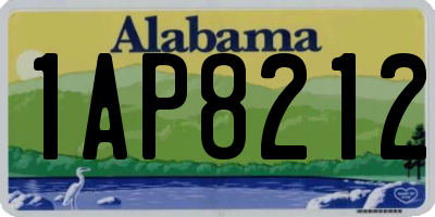 AL license plate 1AP8212