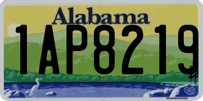 AL license plate 1AP8219