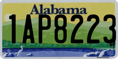 AL license plate 1AP8223