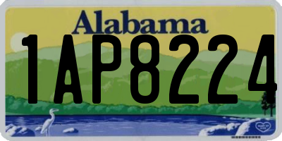 AL license plate 1AP8224