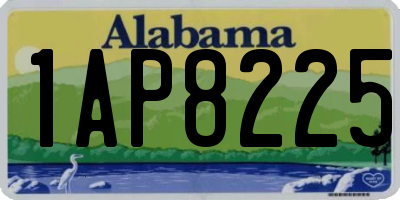 AL license plate 1AP8225