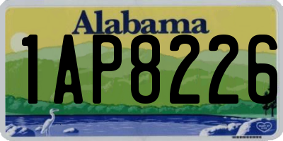 AL license plate 1AP8226