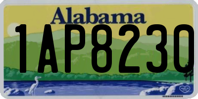 AL license plate 1AP8230