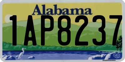 AL license plate 1AP8237