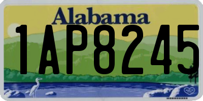 AL license plate 1AP8245