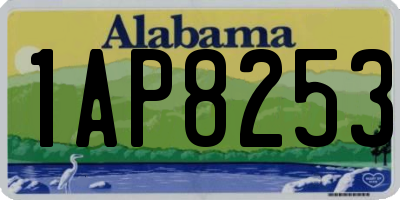 AL license plate 1AP8253
