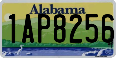 AL license plate 1AP8256