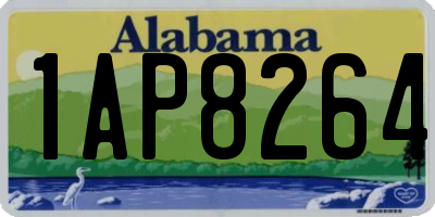 AL license plate 1AP8264
